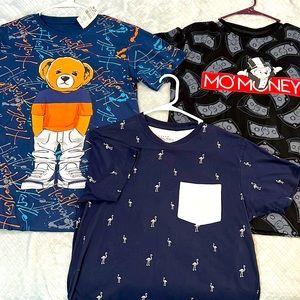 T-shirt (x3) bundle men size Medium - one with tags two in excellent condition